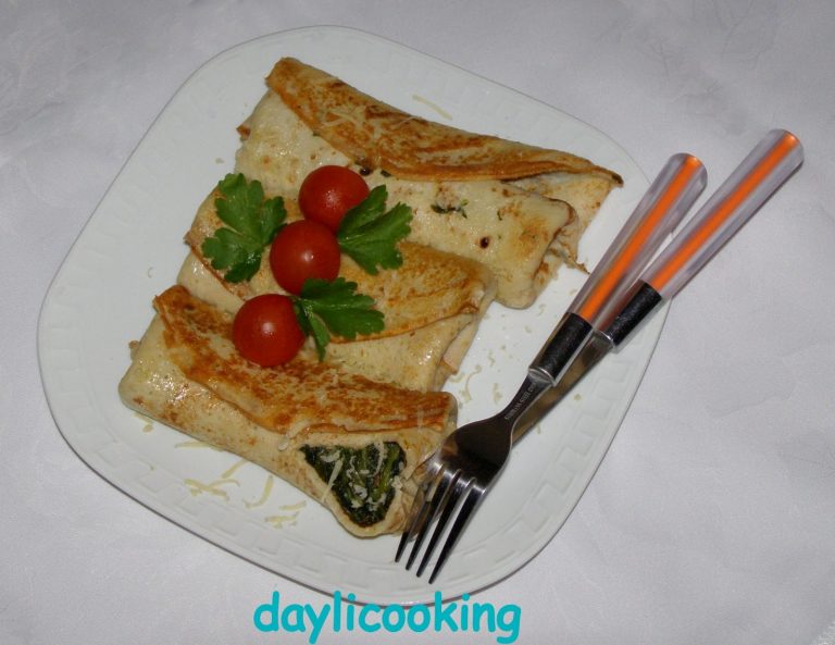 Naleśniki ze szpinakiem