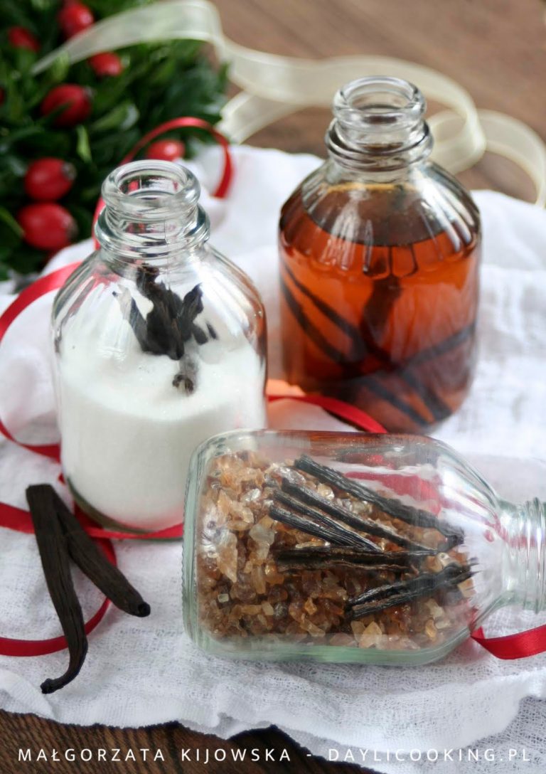 Przepis na domowy cukier waniliowy