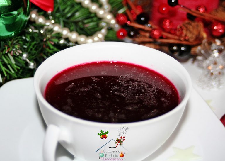 Wigilijny barszcz (nie postny) po mojemu