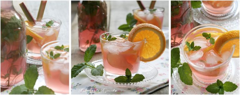 Poncz rabarbarowy przepis