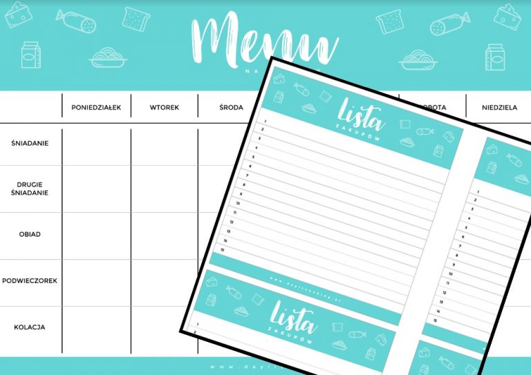 Jak zapanować nad kuchnią i wydatkami? Rozsądne planowanie i plannery do druku