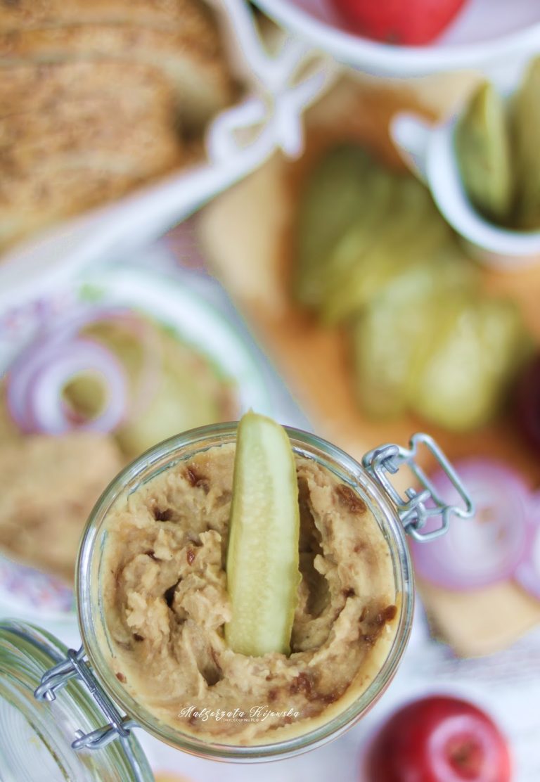 Pasta z fasoli – wegański smalec