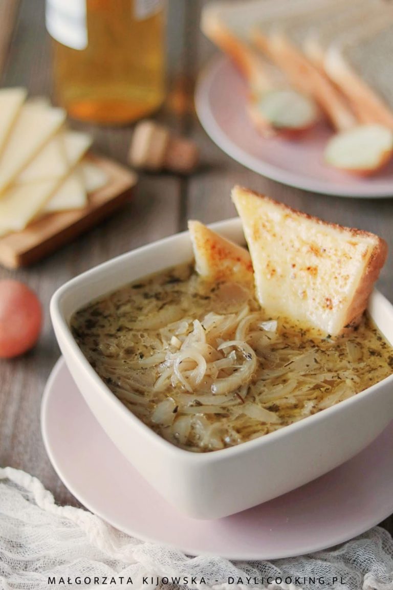 Przepis na francuską zupę cebulową